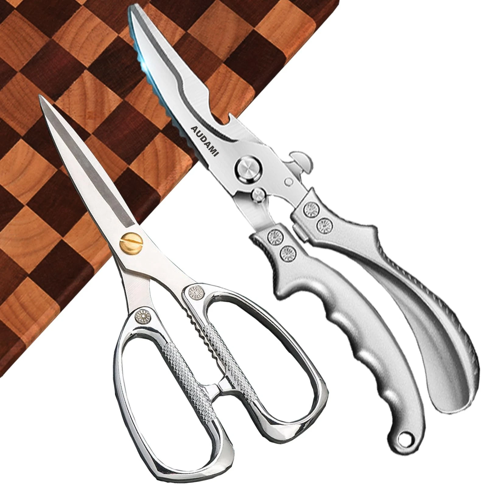 2 Pack Kitchen Shears,Heavy Duty Stainless Steel All-Purpose Poultry Meat Sci...
Opens in a new wind