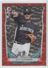 2014 Bowman Draft Top Prospects Red Ice 123/150 DJ Peterson #TP-18 0b0
