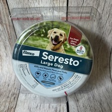 Seresto Flea  Tick Collar LARGE DOGS 18 lbs - 8 Month Protection