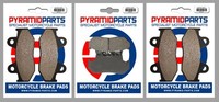 BremsbeläGe Vorne & Hinten (3 Paar) FüR Honda NSR 250 R 1987