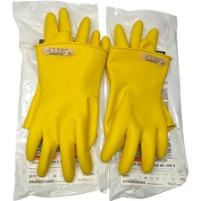 Honeywell Salisbury E0011Y/11 Lineman Gloves Type I Class 00 Size 11 -Lot Of 2