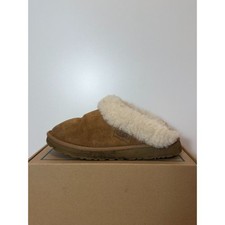 UGG Disquette Slippers Women s Size 8 Chestnut Suede Platform Cozy House Slipper