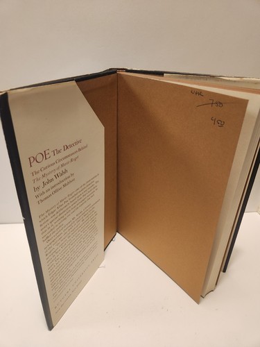Poe The Detective Mystery of Marie Roget John Walsh 1968 HCDJ 1st Ed Ships Free - Imagen 5 de 7