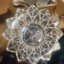 RARE FIND Vintage Clear Cut Glass Chamber Maid Candle Holder 