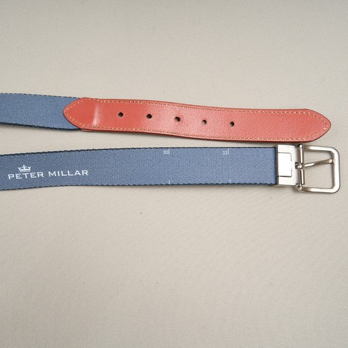 Peter Millar Golf Belt Mens 34 Blue Congressional Country Club The Traditional - Picture 6 of 15