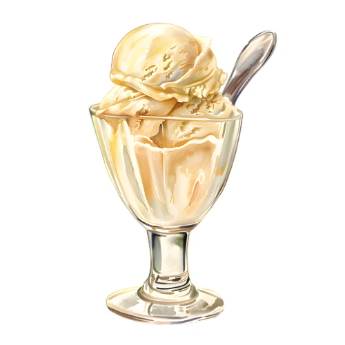 Ice Cream Self Adhesive Vinyl Sticker