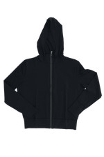Bershka Women's Airla Activewear Jacket Black Zip Long Sleeve Hooded New