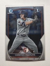 2023 Bowman Chrome 1st Christian Knapczyk BDC 180 Guardians