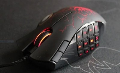 Razer Naga Molten ULTRA RARE Special Edition MMO  Gaming Mouse RZ01-0028 -NEW