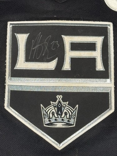 Reebok NHL Los Angeles Kings Dustin Brown Autographed Jersey Mens XL Black - Picture 4 of 19