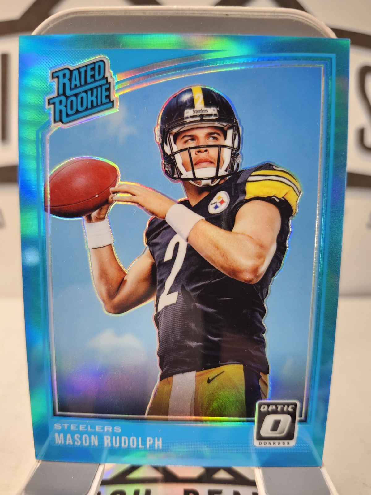 Mason Rudolph Panini Donruss Optic #155 Aqua