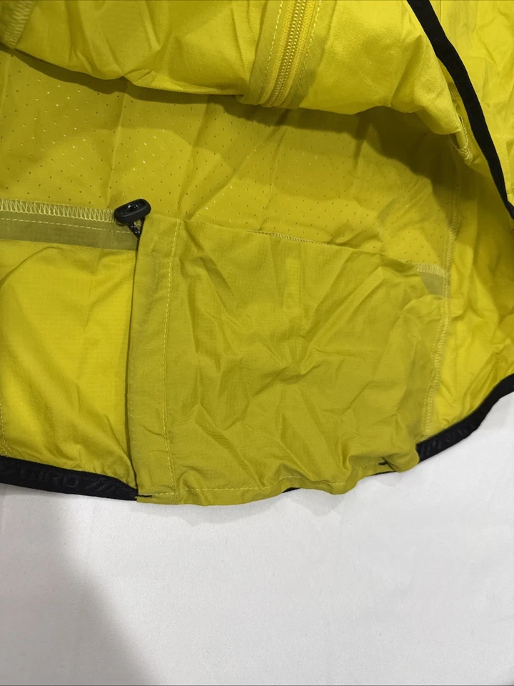 Chaqueta cortavientos Giro Chrono Expert para hombre EE. UU. grande amarilla - nueva sin etiquetas Foto 4 de 4