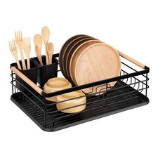 Dish Drainer Rack - Plate, Silverware, Pots and Pans Drying Rack for Kitchen ...