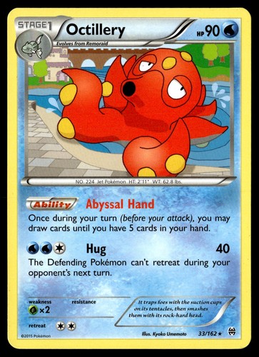 Octillery 33/162 Holo Rare BREAKthrough Pokemon Lightly Played