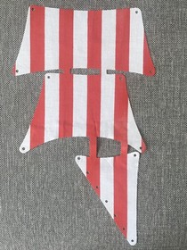 Vintage Lego Uncut Unused Cloth Sail sailbb76c01 Blackseas Barracuda 6285