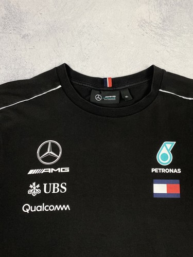 Mercedes Benz Shirt Mens Size XL Black AMG Petronas F1 Formula One Racing Team - Picture 5 of 14