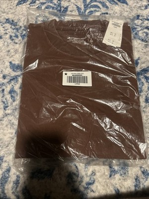 Abercrombie & Fitch Soft A&F Collection Premium Heavyweight 2.0 Tee Brown Large