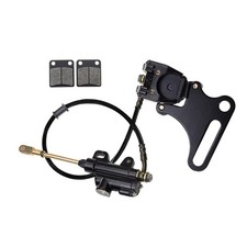 Rear Brake Assembly Master Hydraulic Cylinder Caliper With Brake Pad Set for ...