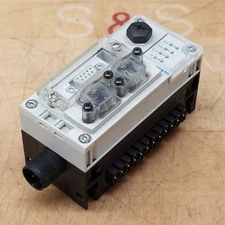Festo CPX-FEC-1-IE Control Block with CPX-GE-EV-S Interlinking Block - USED
