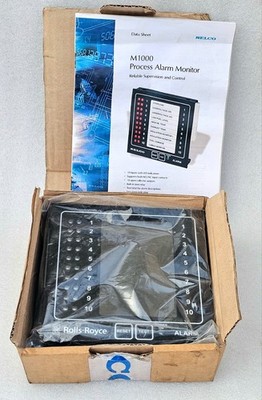 NEW ROLLS-ROYCE SELCO ALARM ANNUNCIATOR MONITOR MODEL M1000.0250 12-24VDC -USA