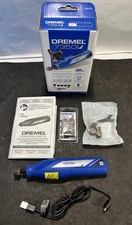 Dremel Model 7350 Pet Cordless Nail Grooming Tool Complete W/box & Extras CLEAN