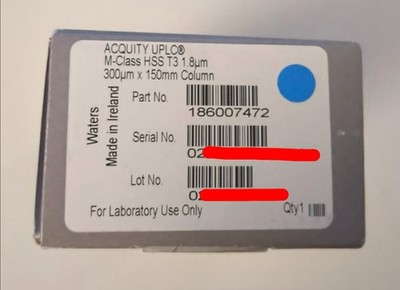 ACQUITY UPLC M-Class HSS T3 Column, 1.8 µm, 300 µm X 150 mm | NEW