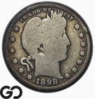 1898-S Barber Quarter, Tough Date