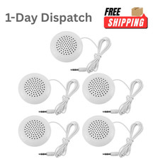 ZJIVQO 5PK Pillow Speakers 3.5mm Mini Stereo for Sleep MP3 Phone