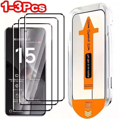 For Xiaomi 17 15 15T 14 14T 13T Pro Tempered Glass Full Cover Screen Protector