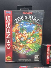 JOE and & MAC (Sega Genesis) CIB Complete Authentic and Tested