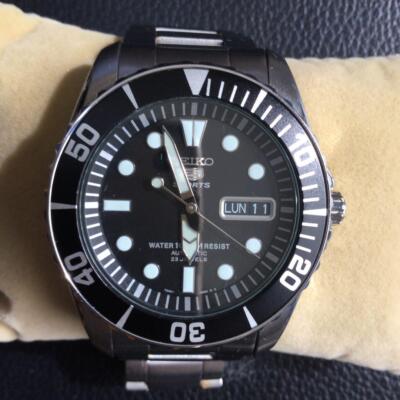 SEIKO / SEIKO5 SPORTS / SNZF17JC（J1） Seiko 5 Sports SNZF17J1 Made In Japan Version | Black Dial Watch