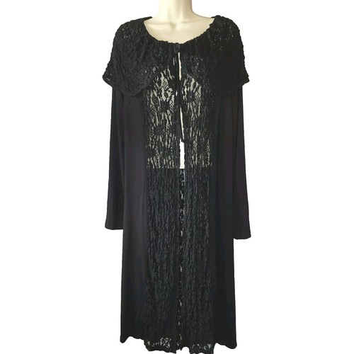 Testimony Los Angeles Jersey Lace Topper Duster Sweater L USA eBay