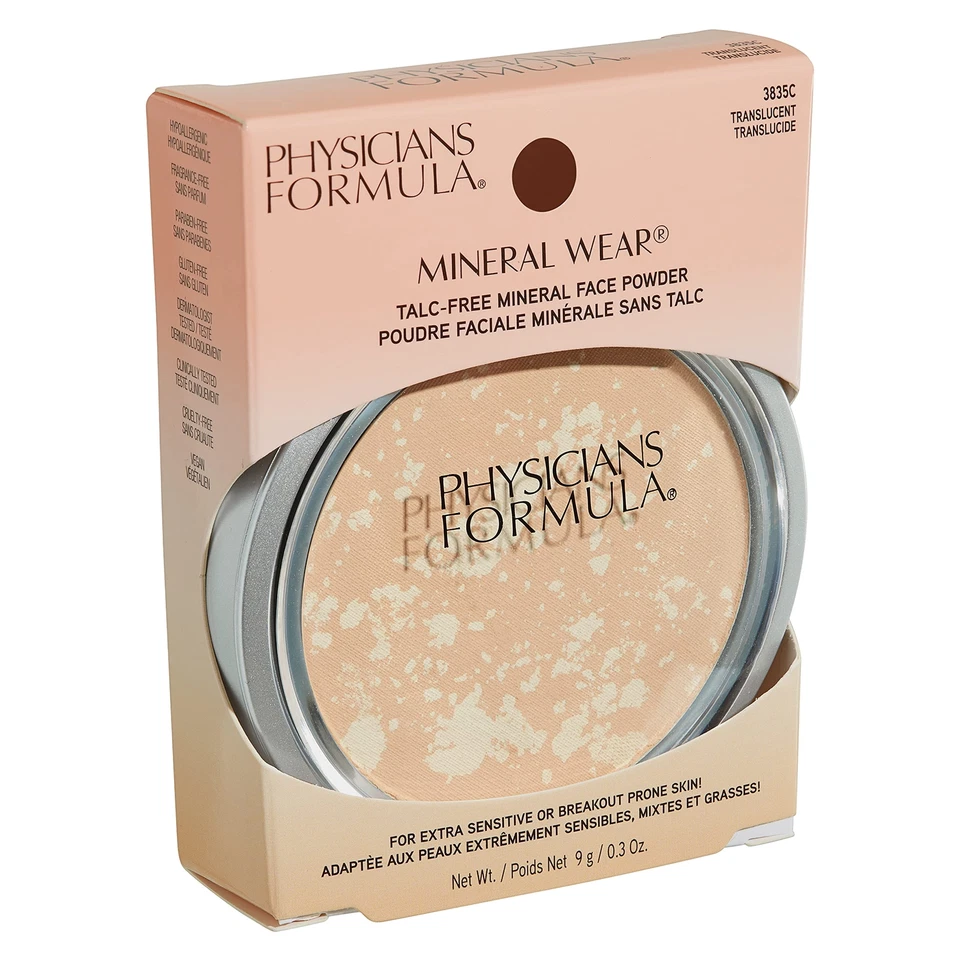 2 PACK Physicians Formula Mineral Wear Pressed Powder, Translucent, 0.30 Ounce - Image 4 of 4