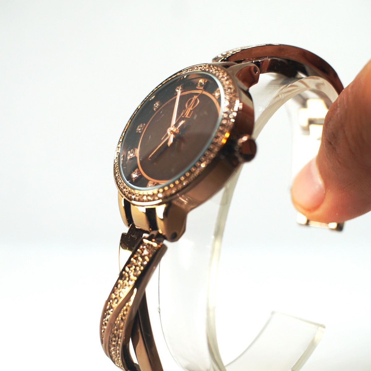 Jennifer lopez Rose Gold Tone FMDJL717 Womens Watch New Battery | eBay