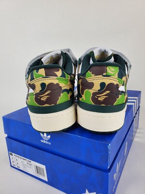 Size 9 - BAPE x adidas Forum 84 Low 30th Anniversary - Green for