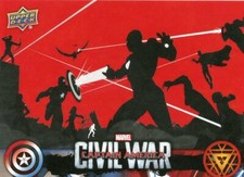 2016 Upper Deck Captain America Civil War #CW48 - (Team vs. Team silhouette)