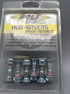 Bolt Motorcycle Hardware 8mm Sprocket Bolt Fastener Kit 6pk  020-00117