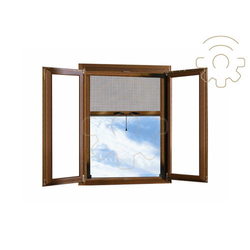 Zanzariera Rullo 100x170 Bronzo Riducibile | Montaggio Facile Fai-Da-Te