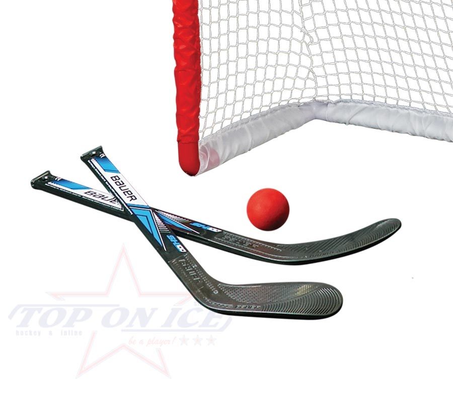Mini Hockey Tor 2er Set Bauer Inlinehockey Rollhockey Knee Hockey eBay