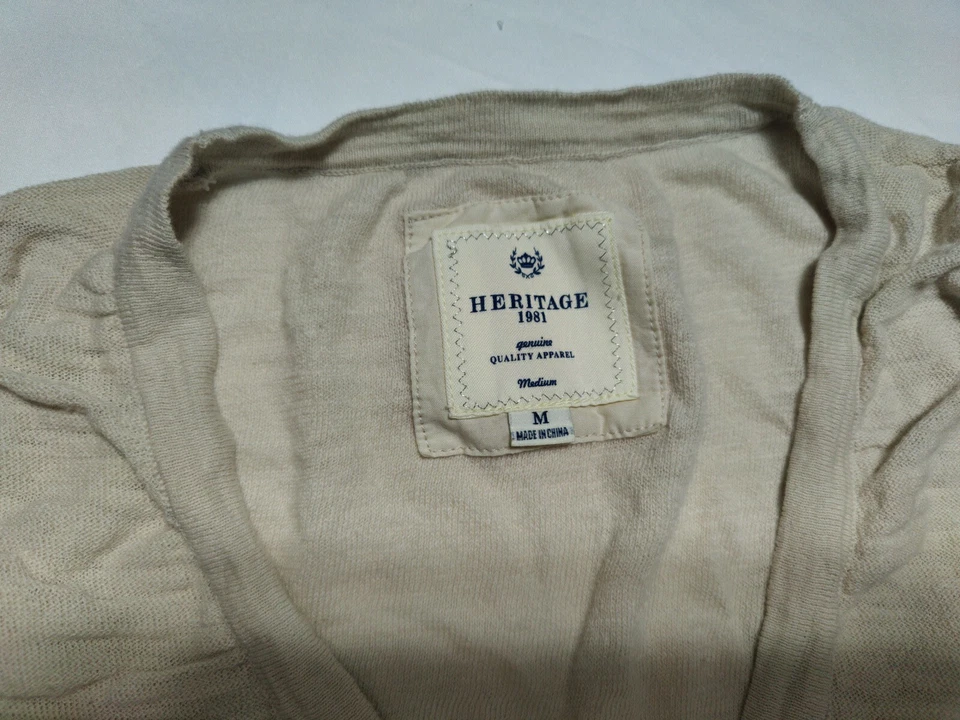 Heritage 1981 Junior 女式米色背心 M 码 #B-745 — 第 4/4 张图片