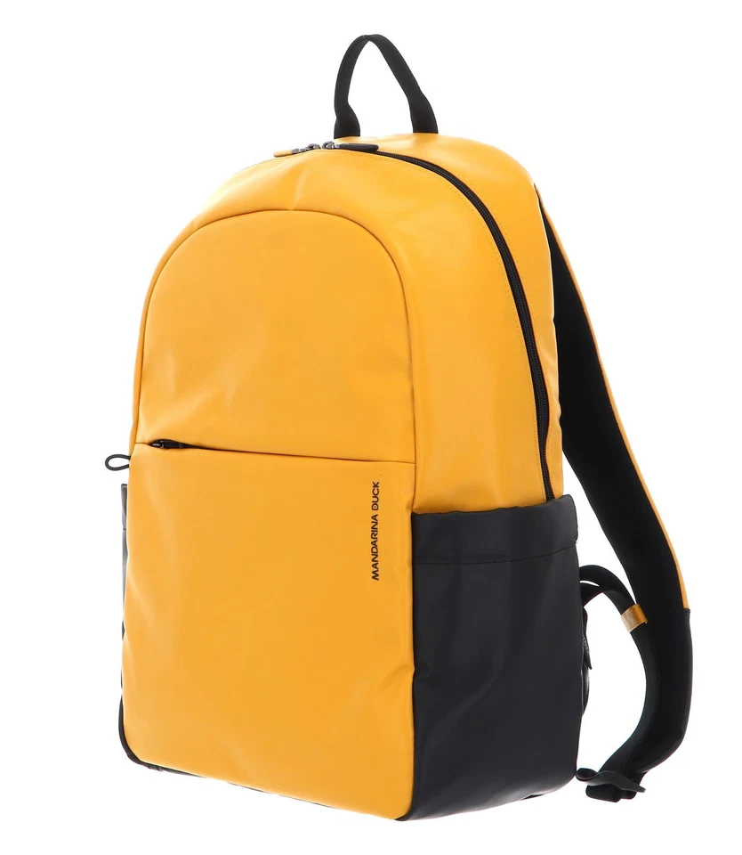 MANDARINA DUCK Eco Coated Backpack Rucksack Rucksack Duck Yellow dunkelgelb Neu - Bild 2 von 4
