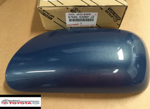 TOYOTA YARIS HATCHBACK DRIVER MIRROR COVER  87945-52060-J3   2006-2011 GREY/BLU