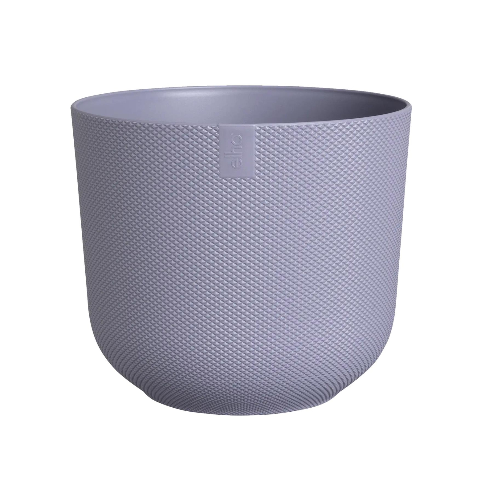 Elho Jazz Recycled Plastic Large Round Plant Pot - Lavender - 26cm