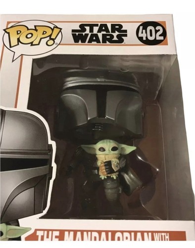 Funko POP! The Mandalorian (Flying With Child) Figure - 402 - Picture 2 of 7