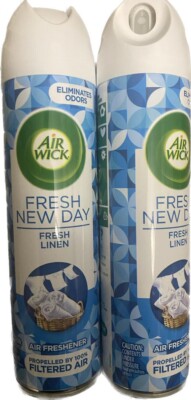 Air Wick Fresh new Day Eliminates odors Air freshener 8oz Fresh Linen  