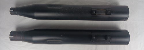 VANCE & HINES FOR HARLEY 17+ FL 4 in BLACK ELIMINATOR SLIP-ON MUFFLERS 1801-1067 - Bild 18 von 22