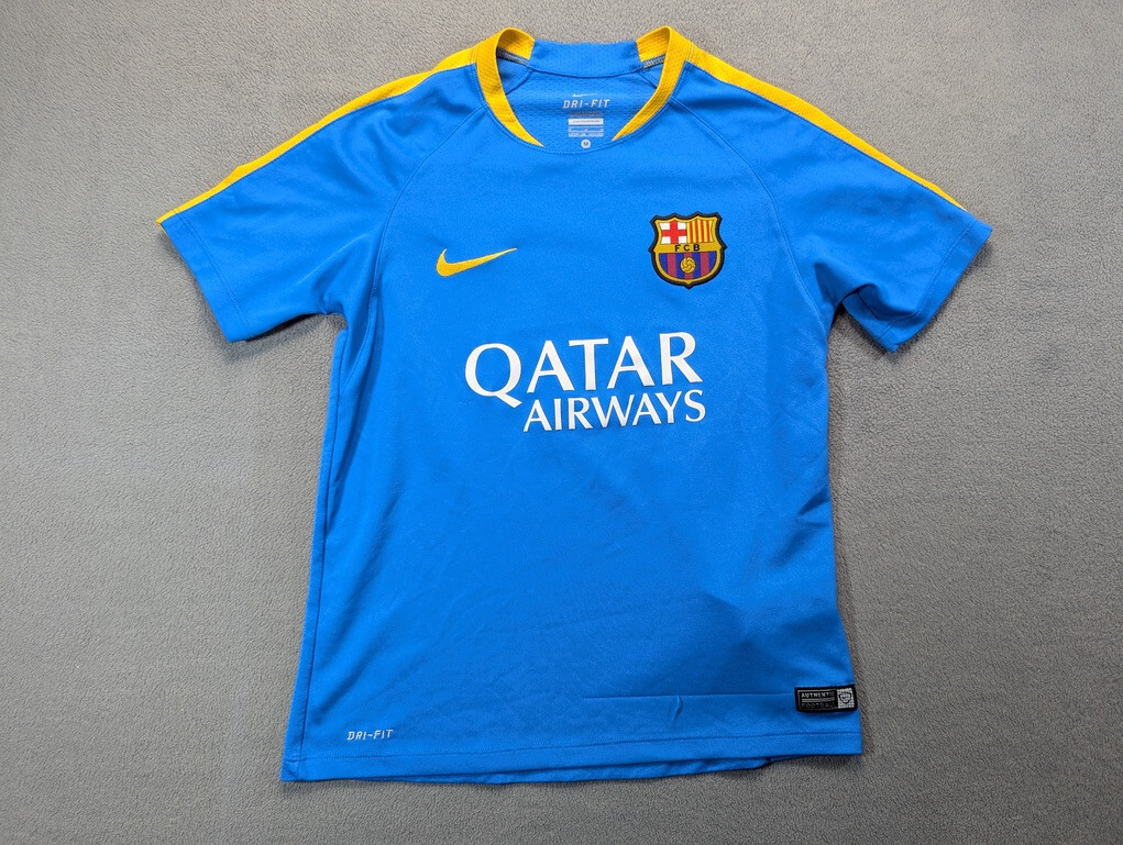NIKE 2015/2016 Barcelona Training Shirt Boys size M | eBay