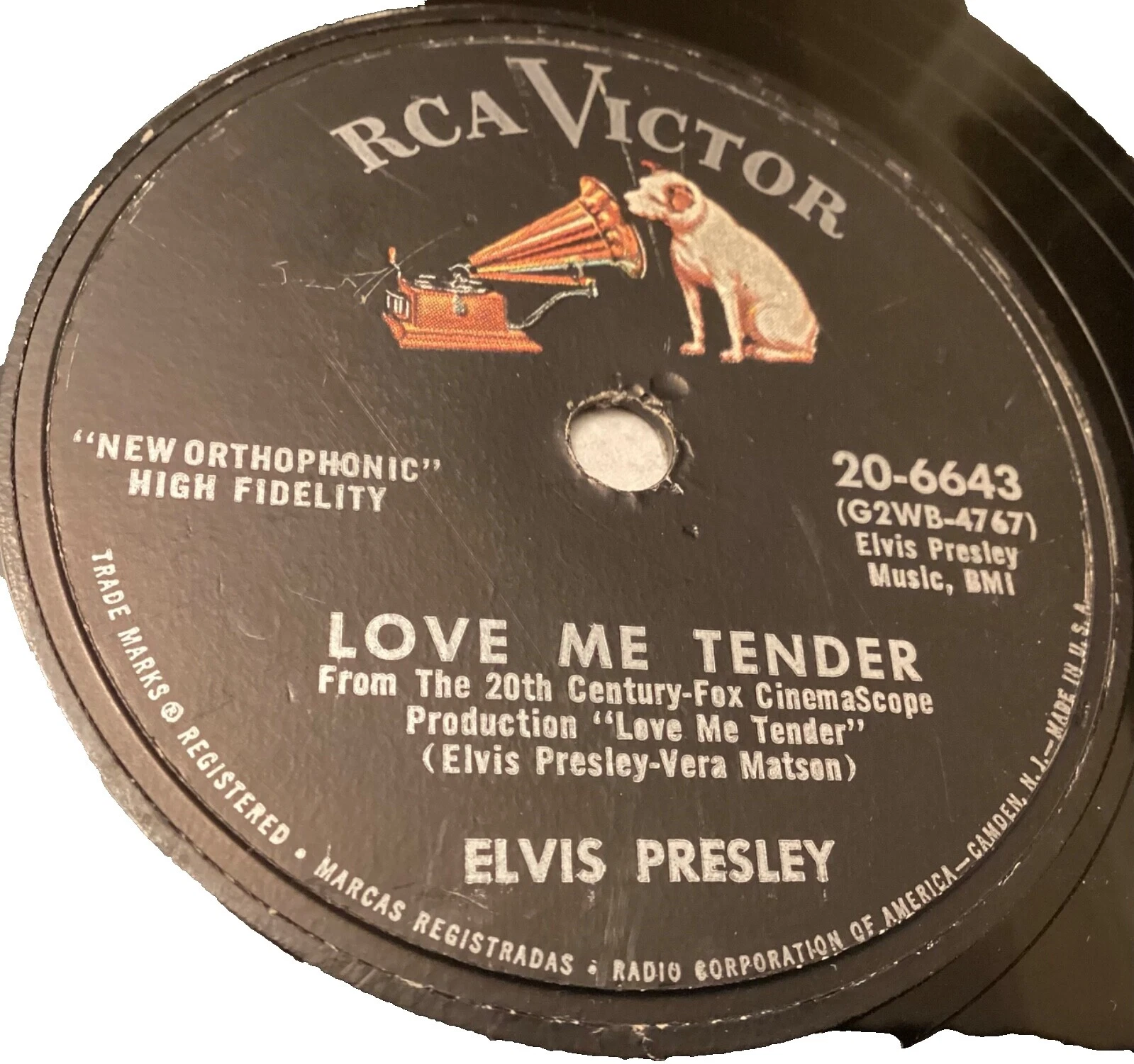 Elvis Presley Excellent (EX) Sleeve 78 RPM Vinyl Records