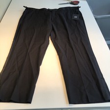 The Black Tuxedo Men's Solid Pants Black Size 40