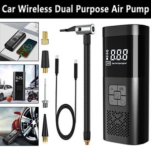 150 PSI Air Compressor Tire Inflator Fits Car Moto Bike Tires Air Pump Portable